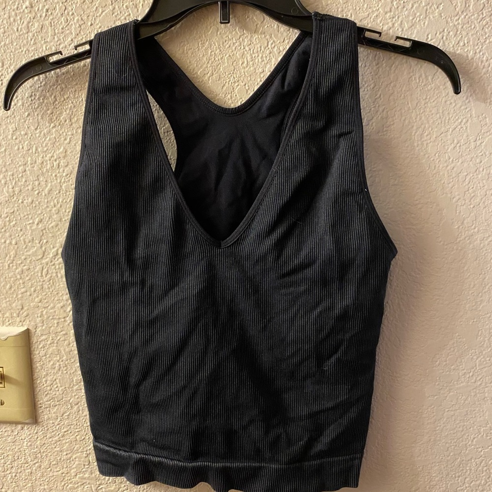 Ribbed Crop-top Bralette